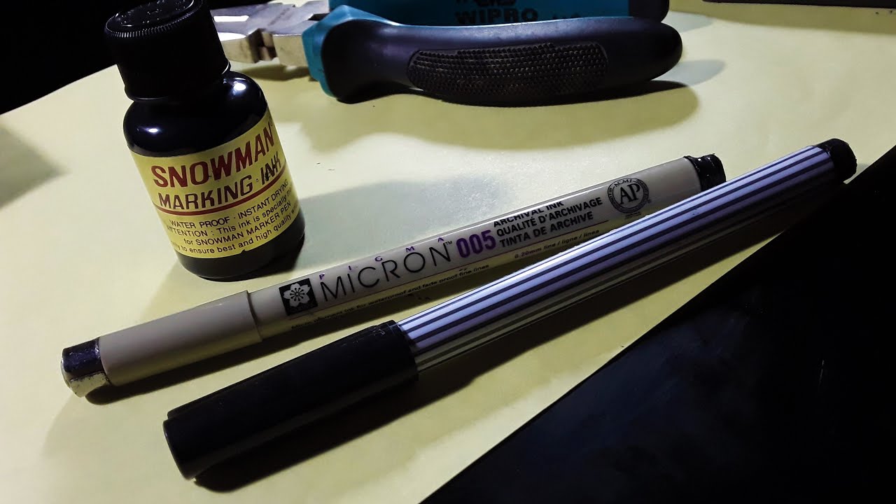 CARA MENGISI ULANG TINTA DRAWING PEN DENGAN BAIK DAN BENAR
