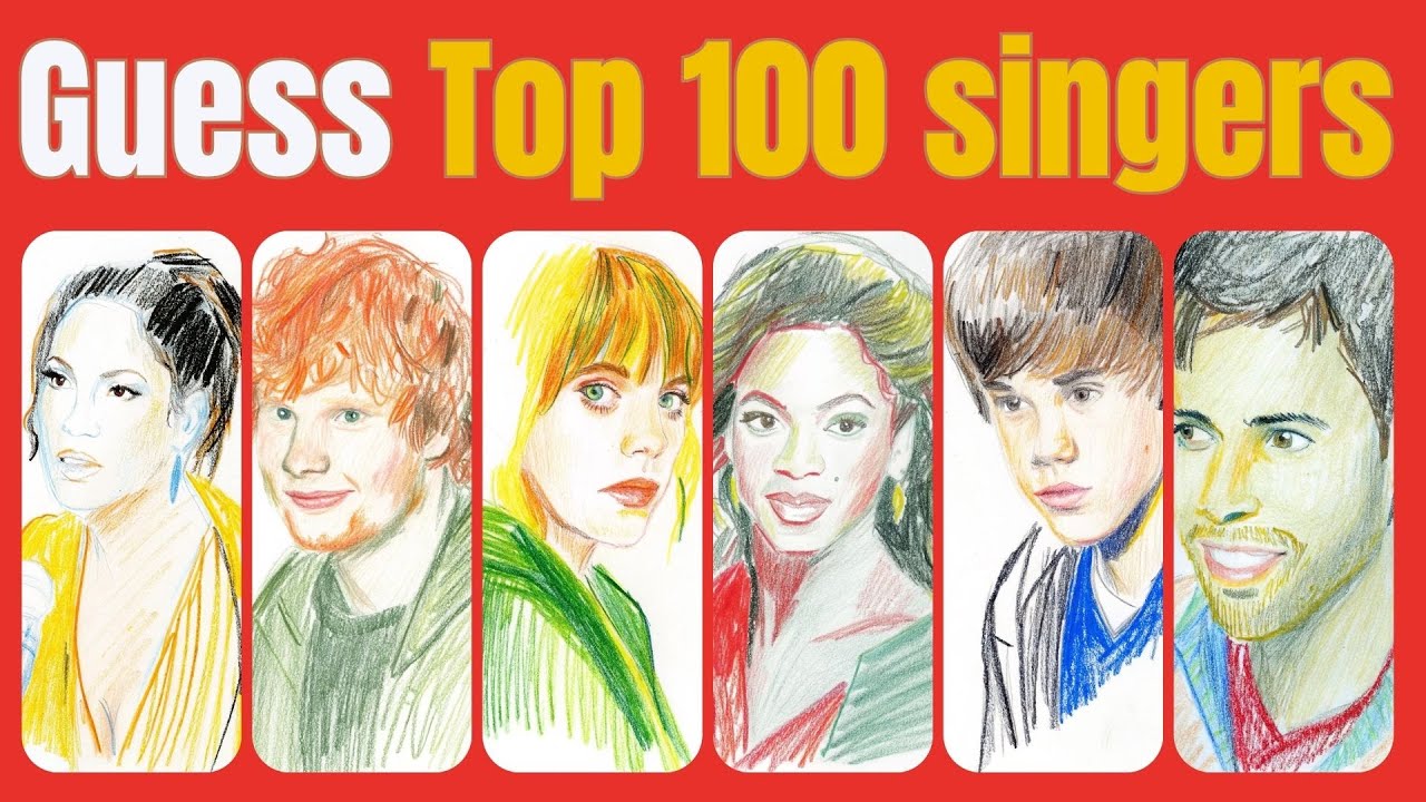 Can you guess the top 100 singers in 3 seconds? Pip Quiz: a channel for celebrities, actors, singers