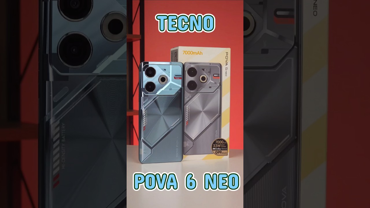 📣 TECNO POVA 6 Neo มือถือที่สเปคโหด แบตใหญ่ 7000mAh ใช้งานข้ามวัน ข้ามคืน #tecnopova6neo