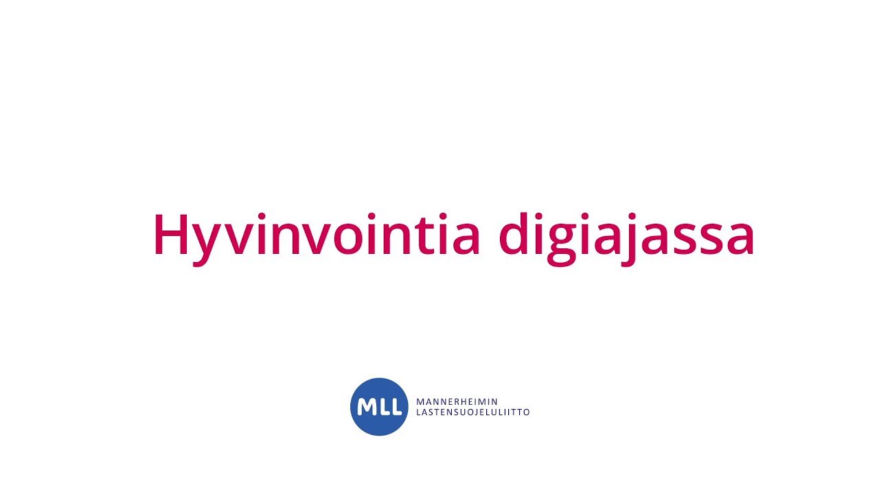 Hyvinvointia digiajassa