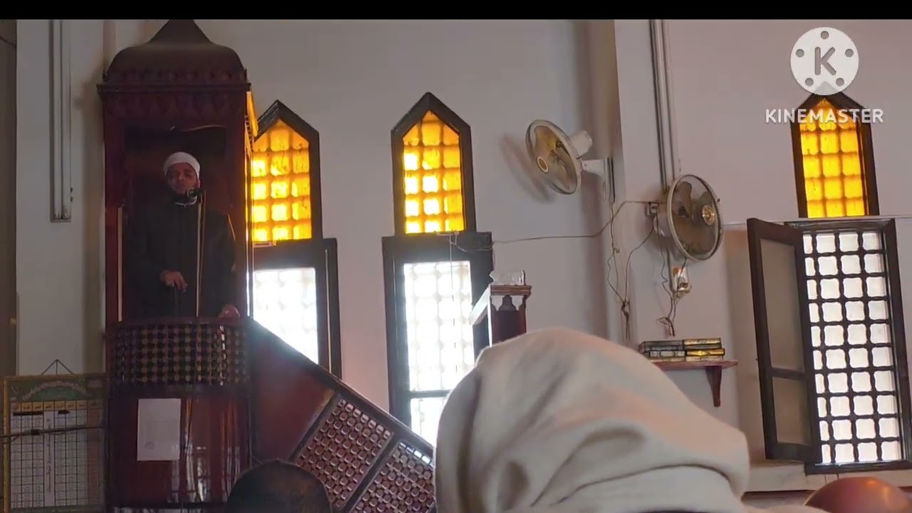 جانب من خطبة الجمعة عن العمل الواعظ مصطفى ربيع أمين 