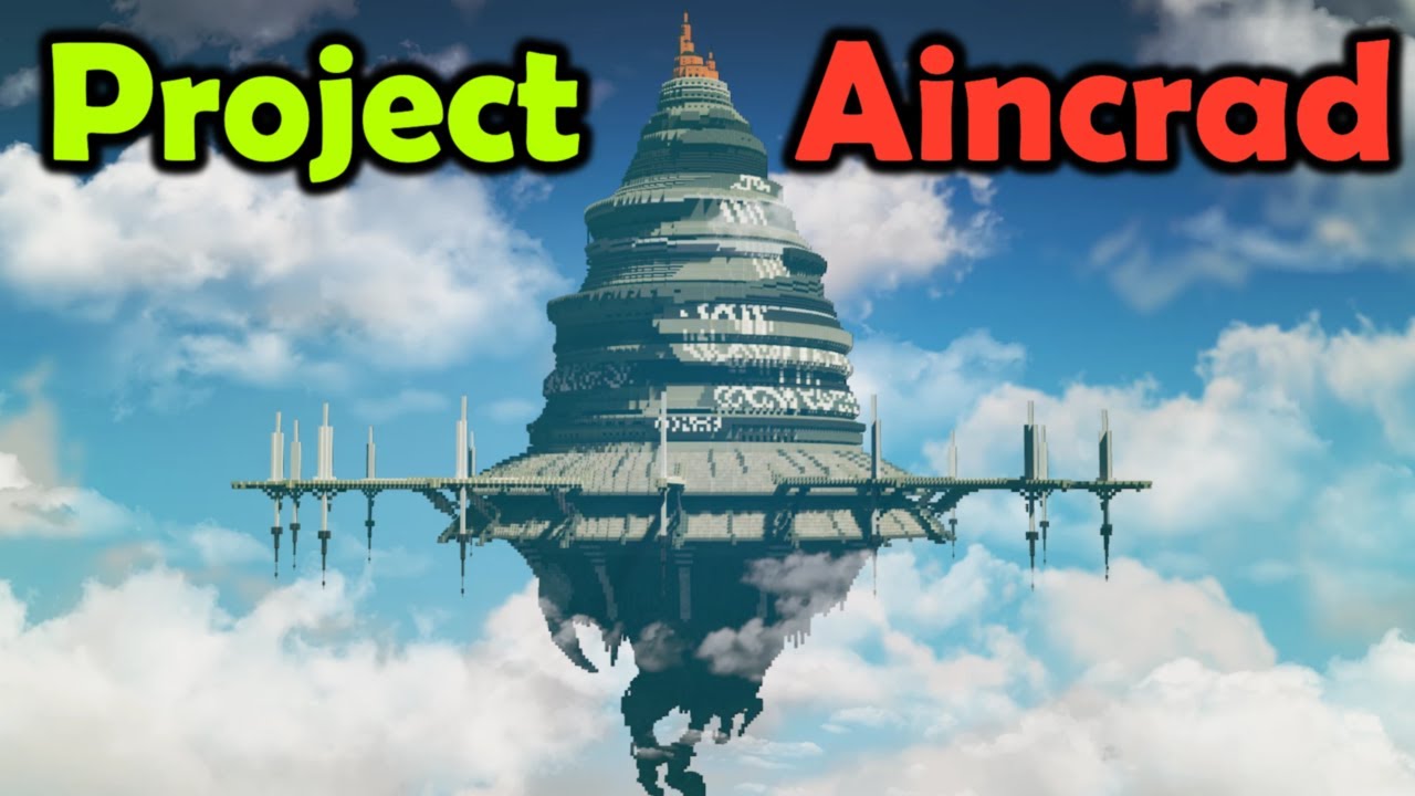 Самая большая в мире карта Minecraft для Sword Art Online (ОБНОВЛЕНИЕ!)