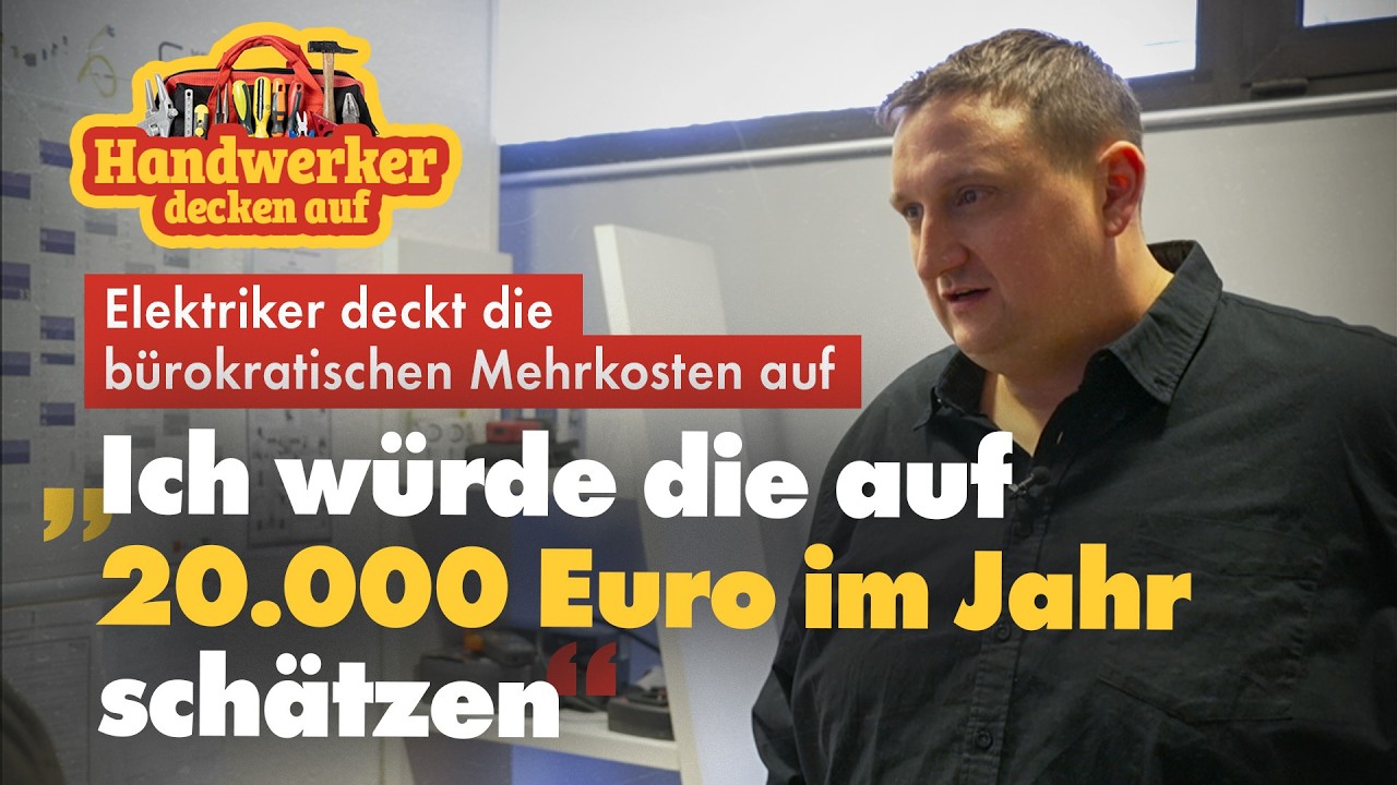 Elektromeister aus Karlsruhe: Bürokratie-Albtraum schon bei 2 Steckdosen | Handwerker decken auf