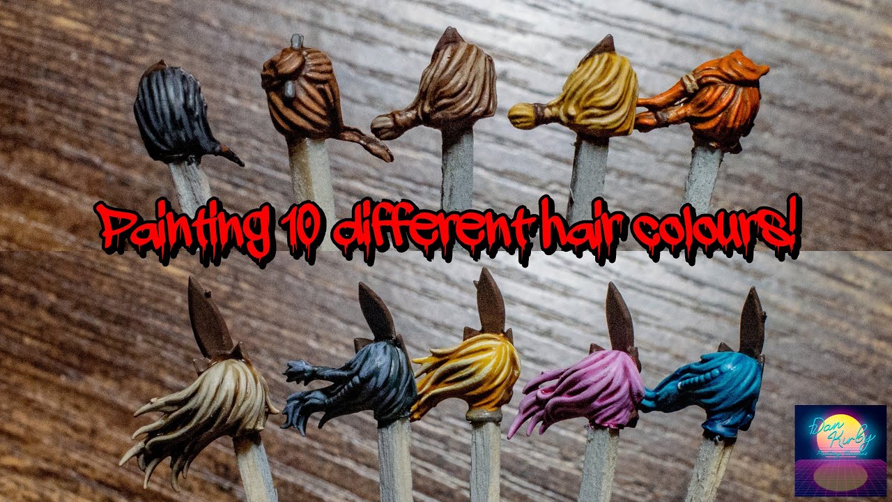 How I paint Hair | Level up your hair easily with these 10 different styles!