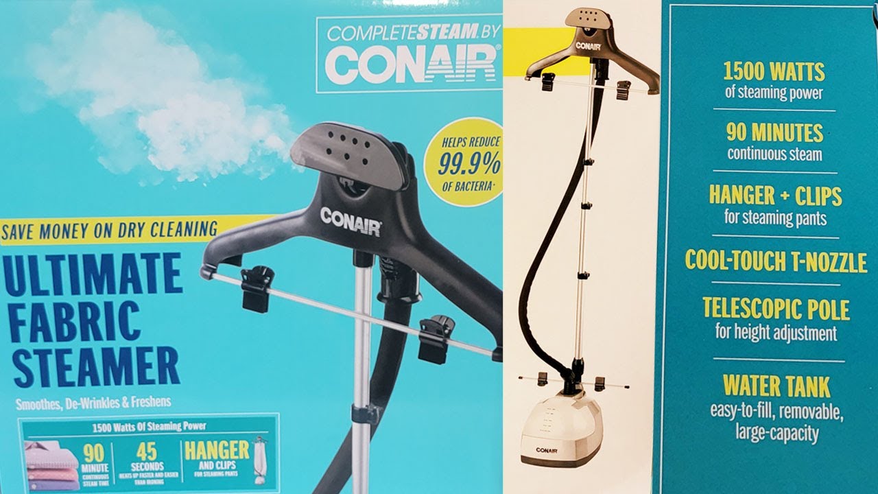 CONAIR ULTIMATE FABRIC STEAMER UNBOXING ( 2024 )