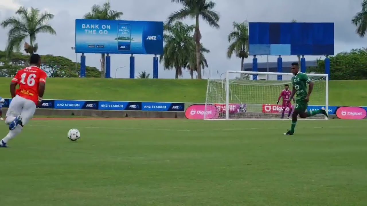 Goal: Samuela Nabenia heads the opener against Nadi FC in their final league match (Fiji Football)