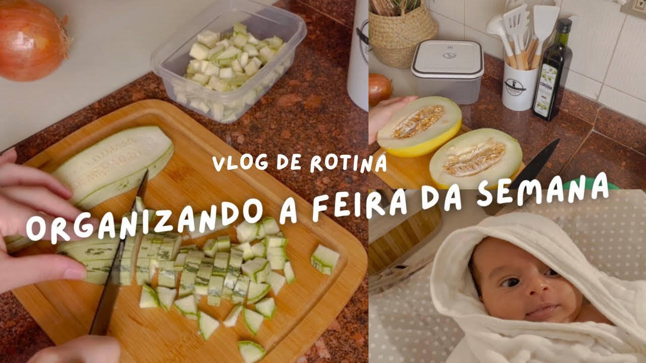 Vlog de rotina | feira da semana, bebê de 1 mês e vida real 