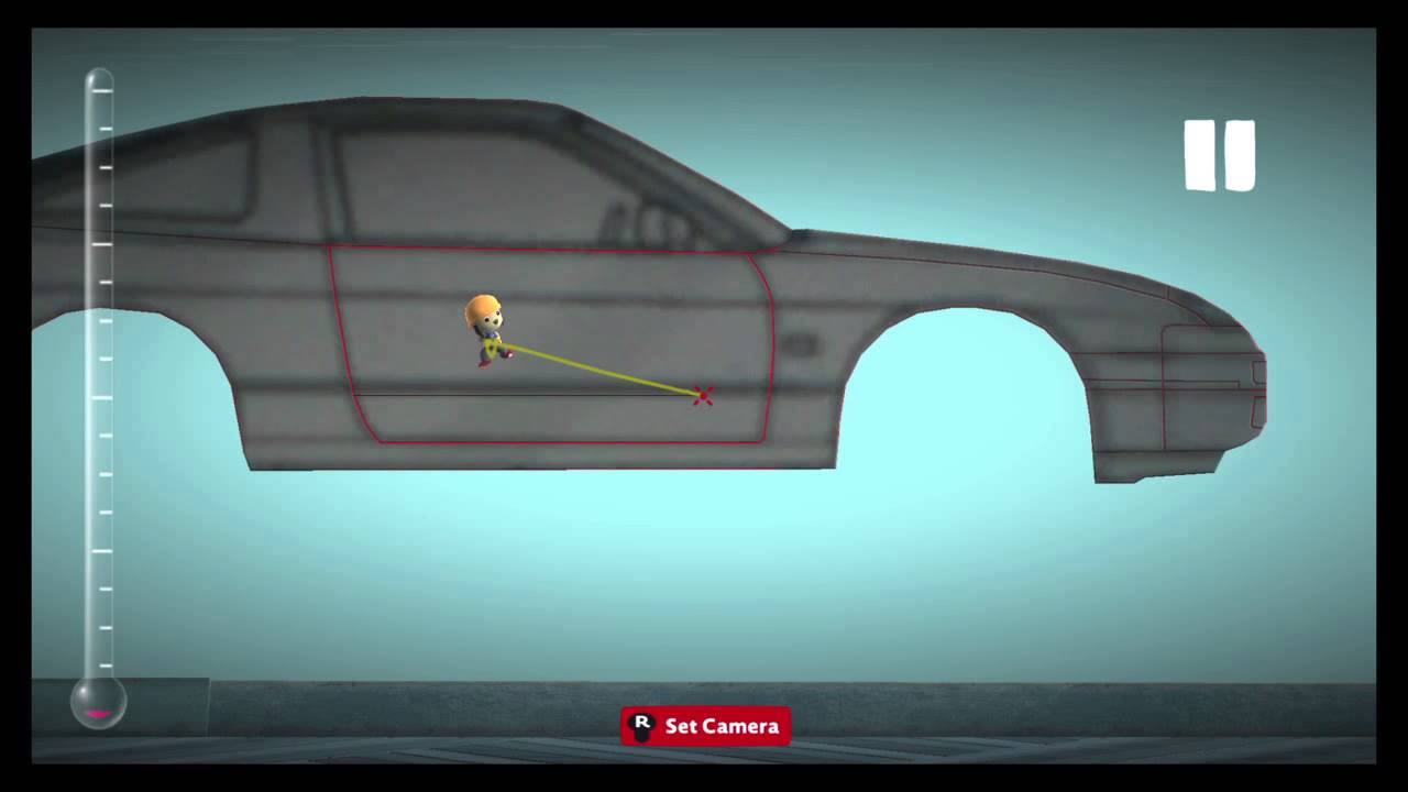 Little Big Planet 3 Car Building tutorial Part 1: '91 Nissan 240SX S13
