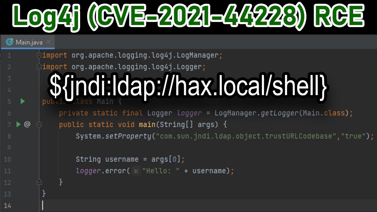 Объяснение уязвимости Log4j (CVE-2021-44228) RCE