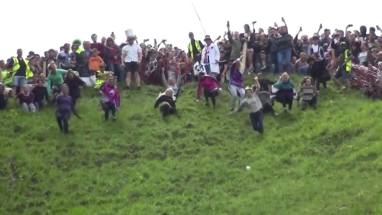 The biggest tumbles from the 2019 Gloucester Cheese Rolling Race