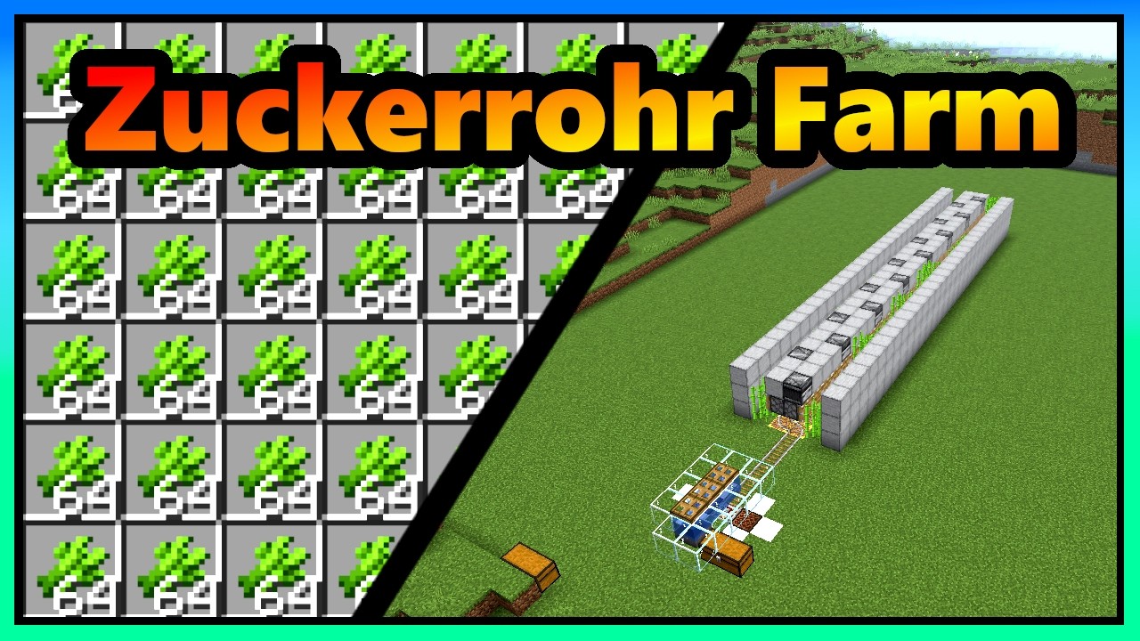 Neue Beste Sugarcane Farm | Minecraft 1.21 - 1.22+ Tutorial