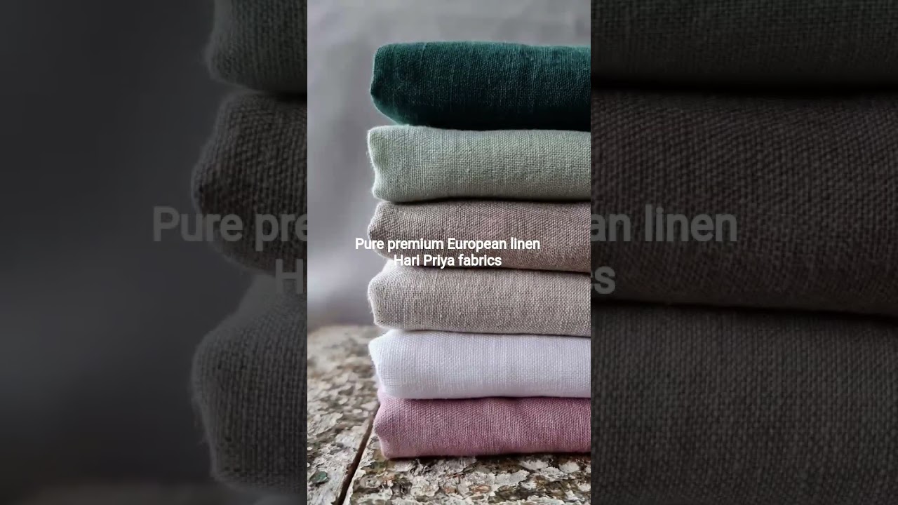 100% pure European linen #fabric #linen #linenfabric #fashion #shirting #shirt