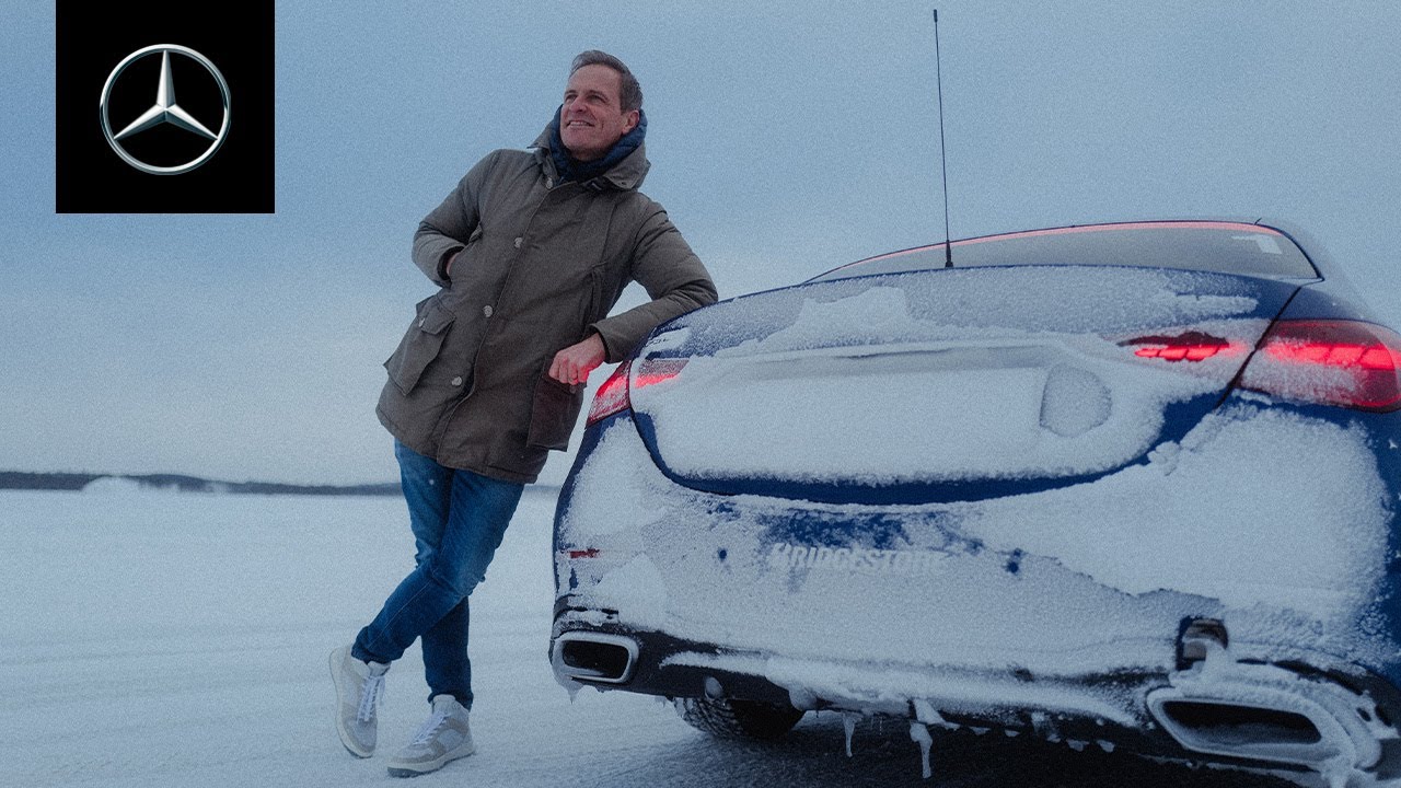 Matthias Malmedie bei den Driving Events in Schweden: Quer über den Eissee