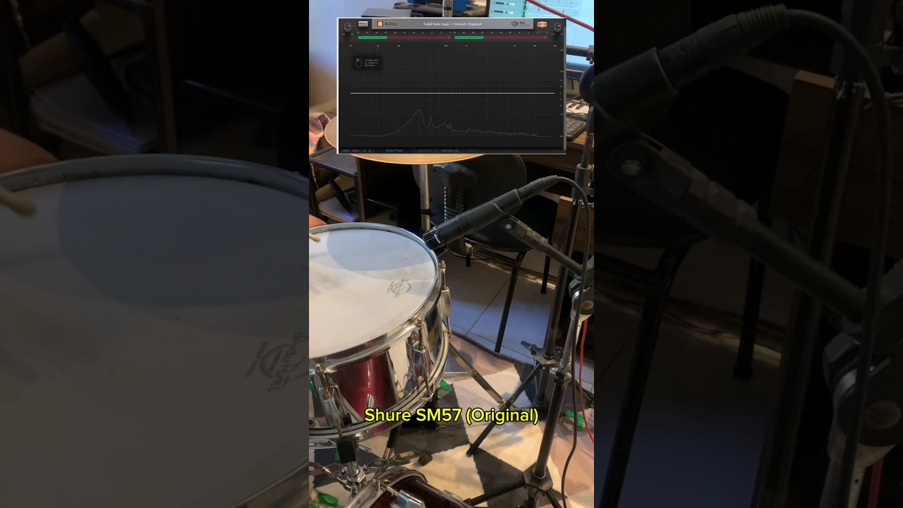 Shure SM57 - R&eacute;plica VS Original na Caixa #shuresm57 #drums