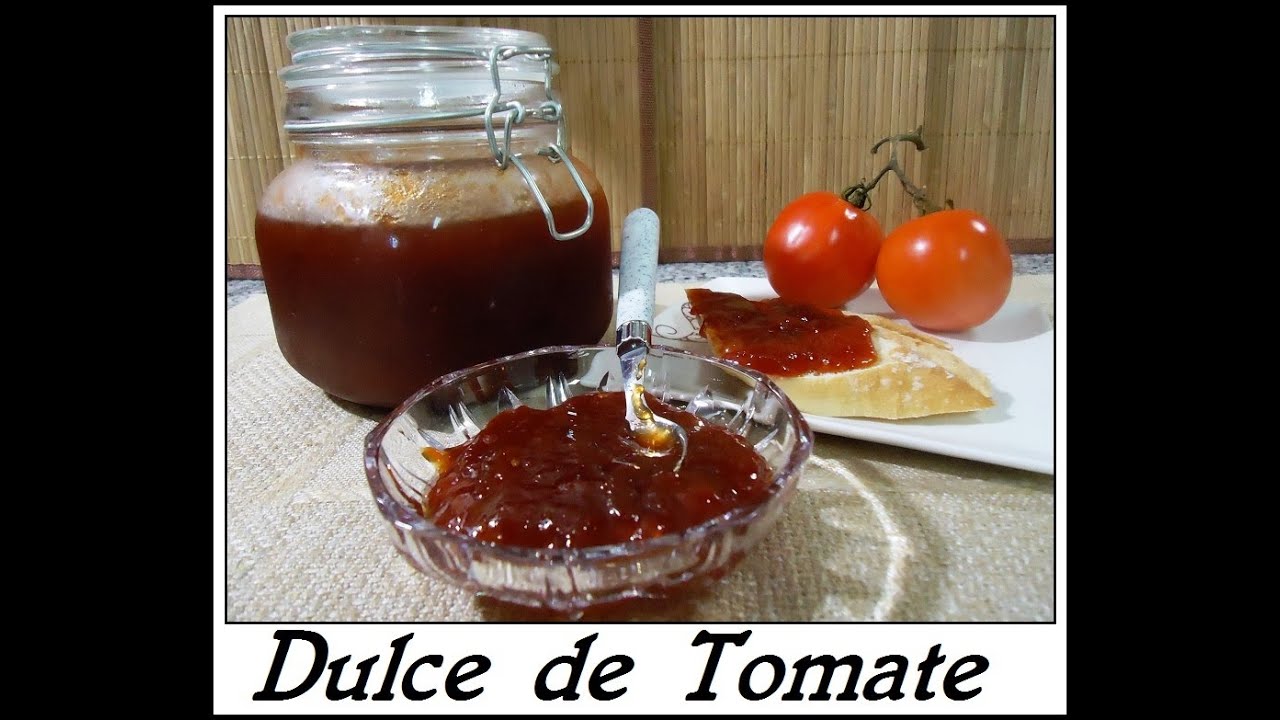 Dulce de Tomate fácil y delicioso