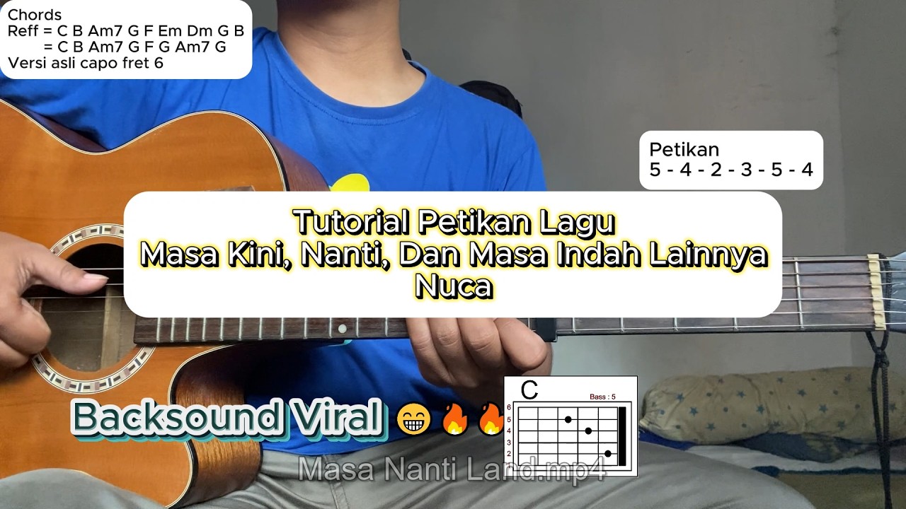 Tutorial Petikan Lagu MASA INI, NANTI, DAN MASA INDAH LAINNYA #ezaanbiyatisna #nuca