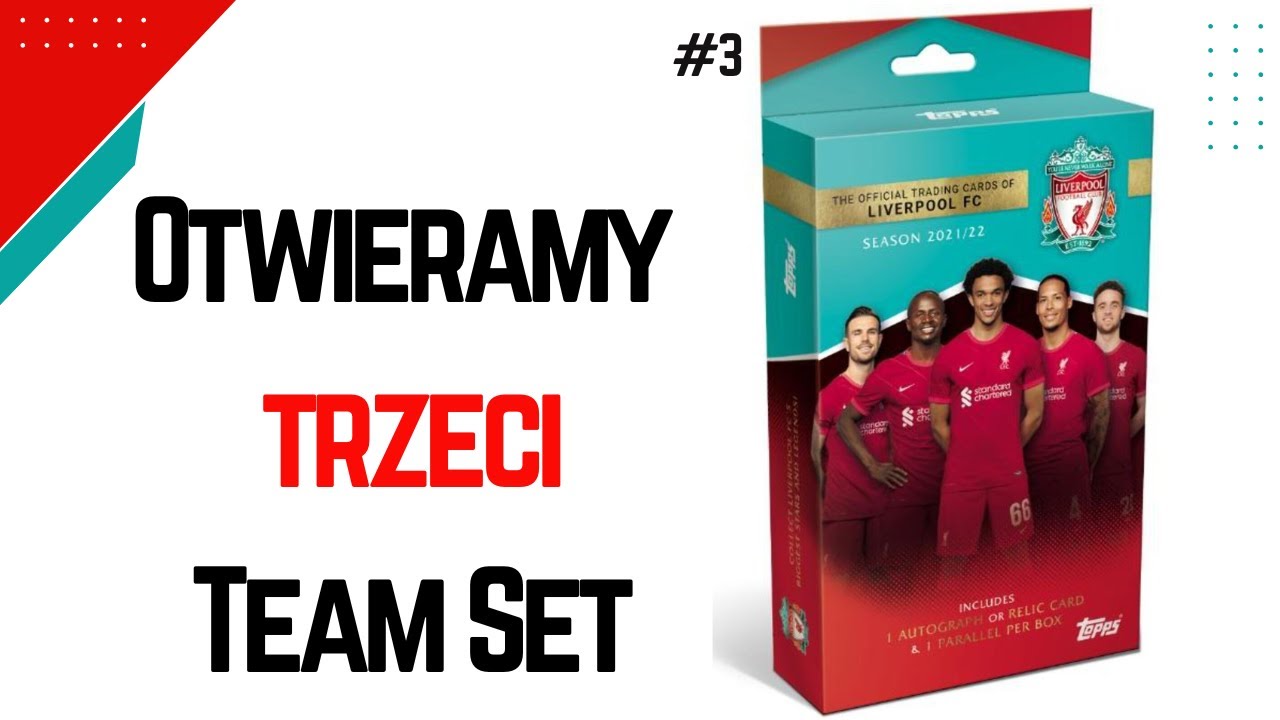 Zobaczcie co trafiliśmy :) OTWIERAMY kolejny Team Set Liverpool  21/22 - karty piłkarskie