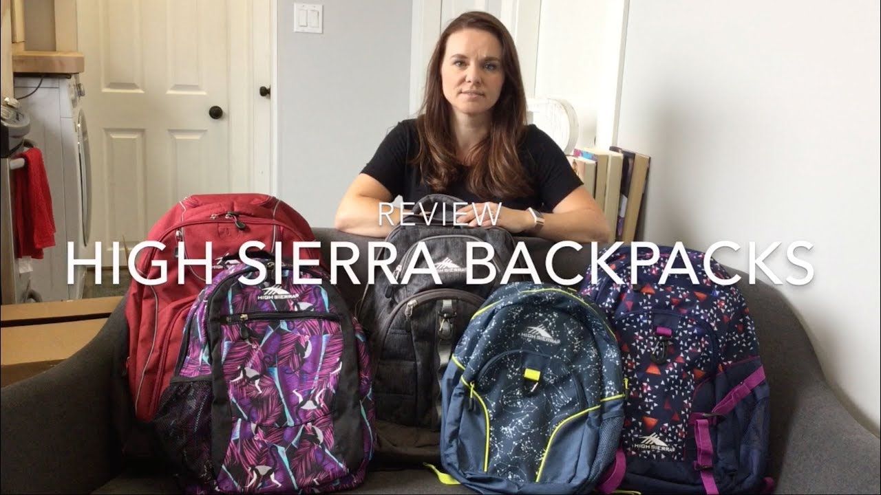 Head back to school with High Sierra Backpacks blogger review
