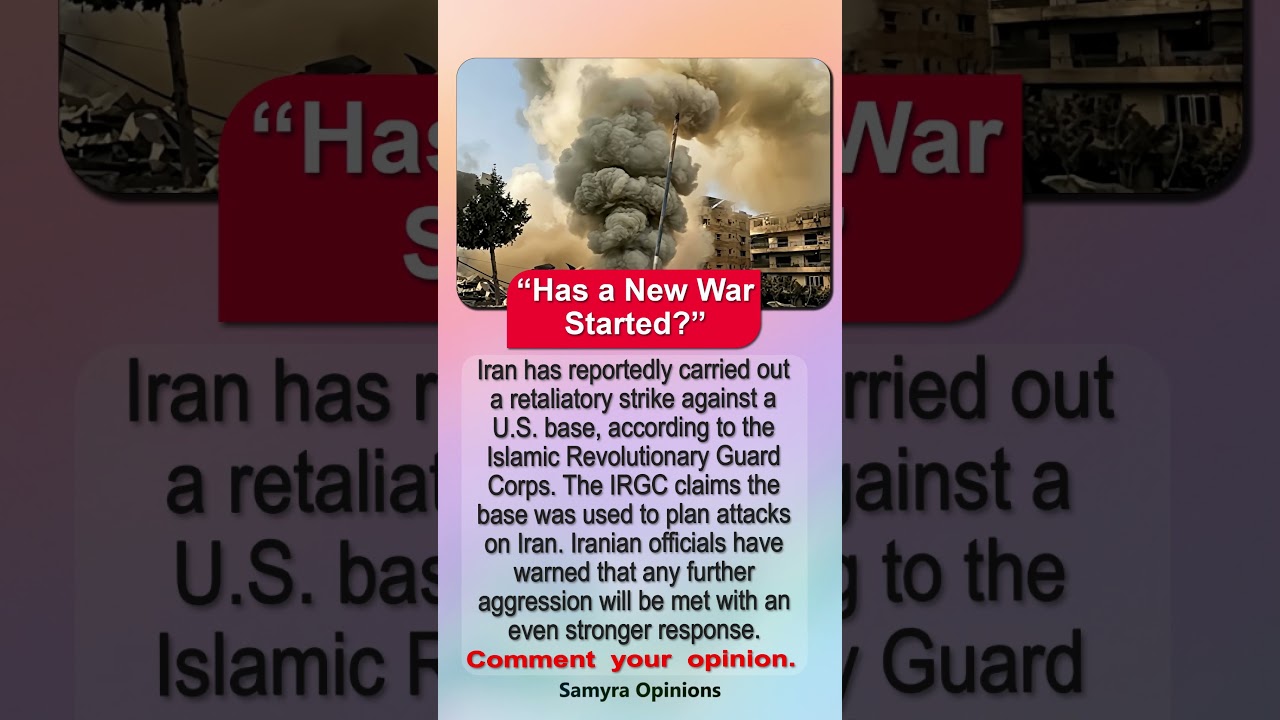 &ldquo;Has the US&ndash;Iran War Started?&rdquo; IRGC Retaliation Claim Shocks the World #trendingnow