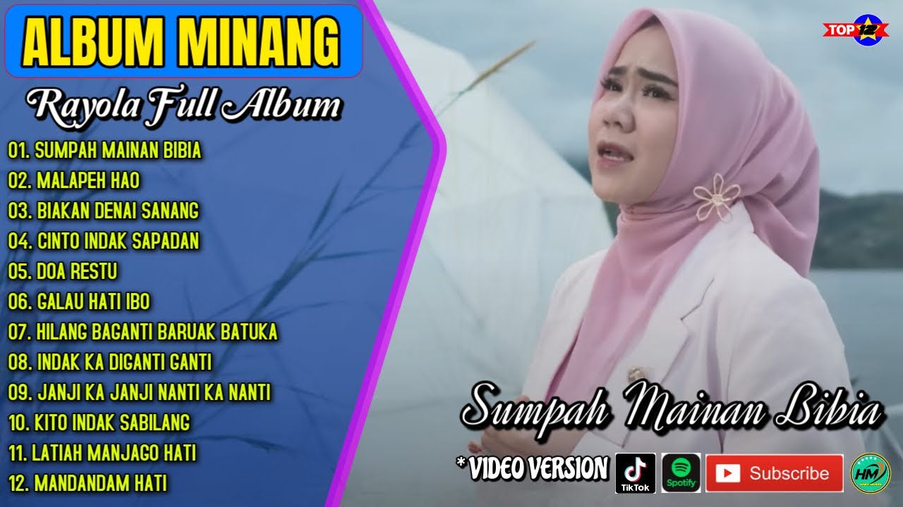 Album Rayola || SUMPAH MAINAN BIBIA - MALAPEH HAO - Lagu Minang Terpopuler 2025 - Viral Tiktok