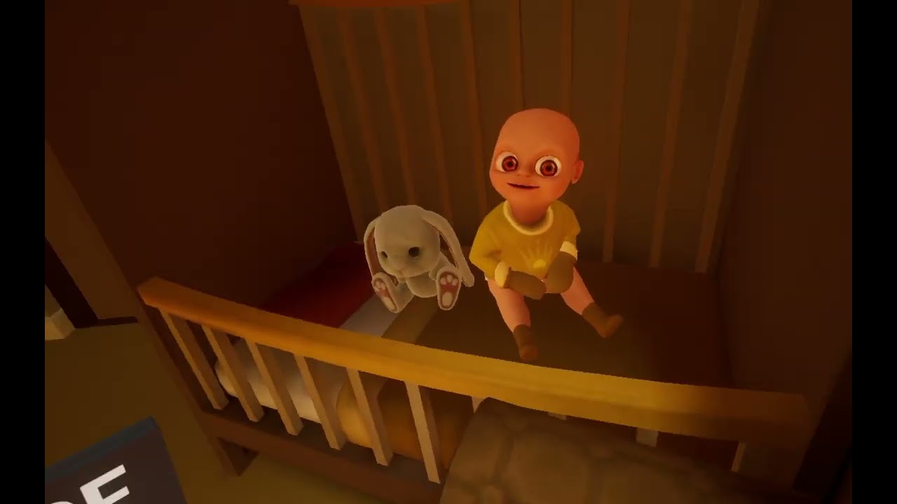 Jugando el bebé de amarillo parte 1
