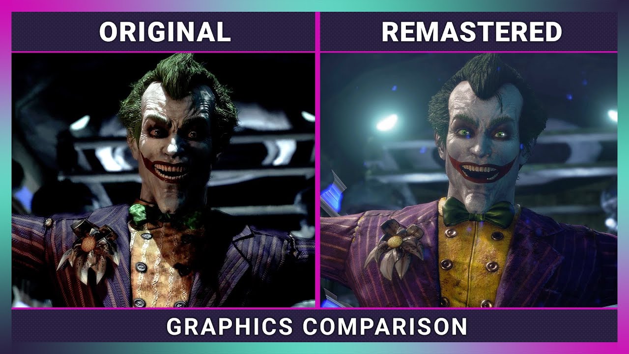 Batman Arkham Asylum Remastered vs. Original | Ultimate Graphics Comparison
