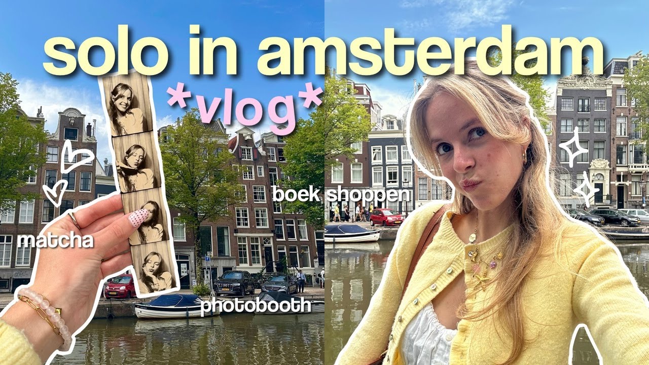 cozy girl summer 🌸 solo date in amsterdam, cozy morning, girls night & meer