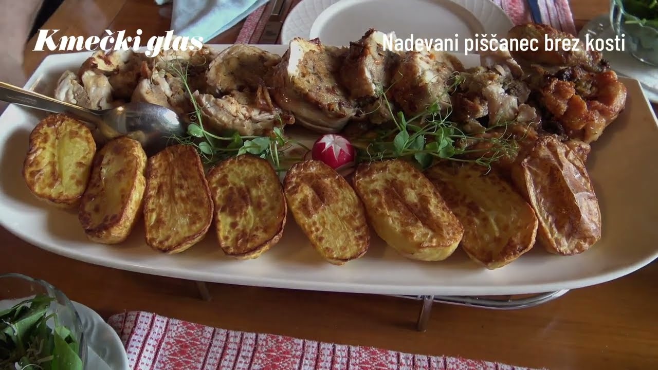 Iz knjige MESO S TRADICIJO in OKUSOM: recept NADEVANI PIŠČANEC BREZ KOSTI