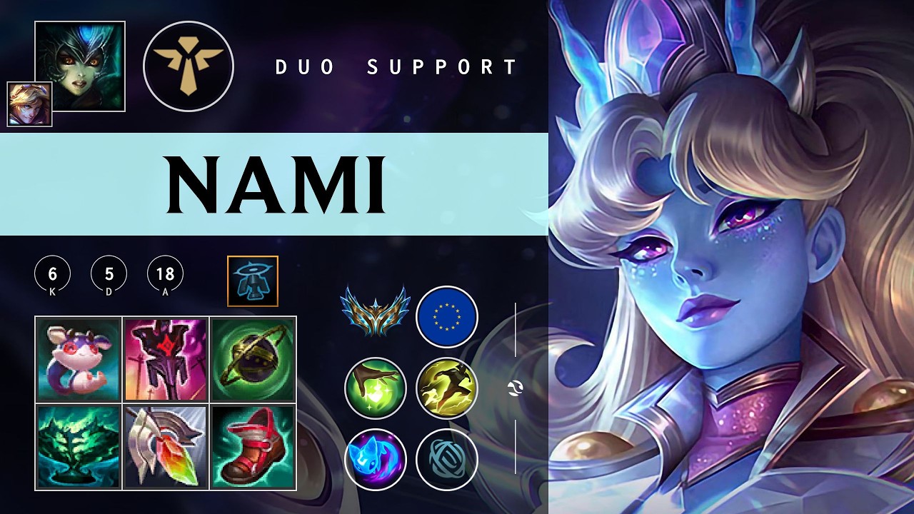 Nami Support vs Thresh - EUW Challenger Patch 26.05