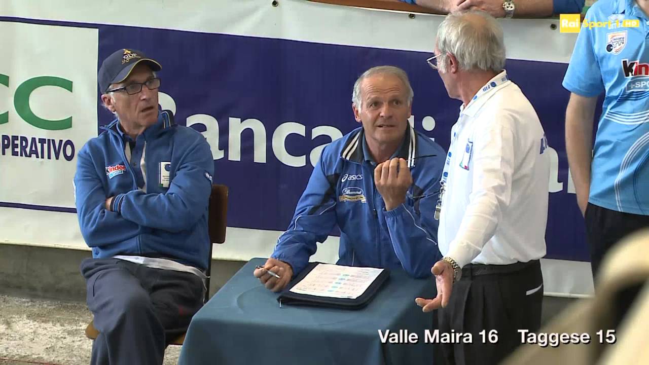 Petanque - Serie A - Finale 2016 - Valle Maira - Taggese - Sintesi RaiSport