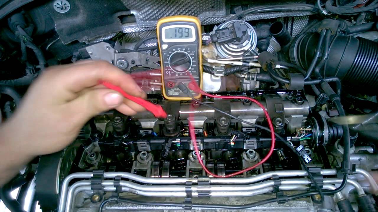 VW PASSAT B6 2.0 16v TDI  diagnostyka pompowtryskiwaczy / diagnostics unit injector