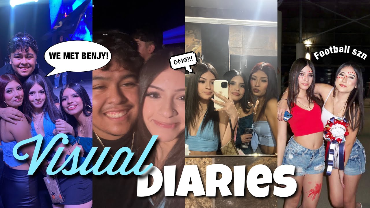 VISUAL DIARIES pt. 01 || MEETING BENJY+SCHOOL VLOG+FOOTBALL GAME