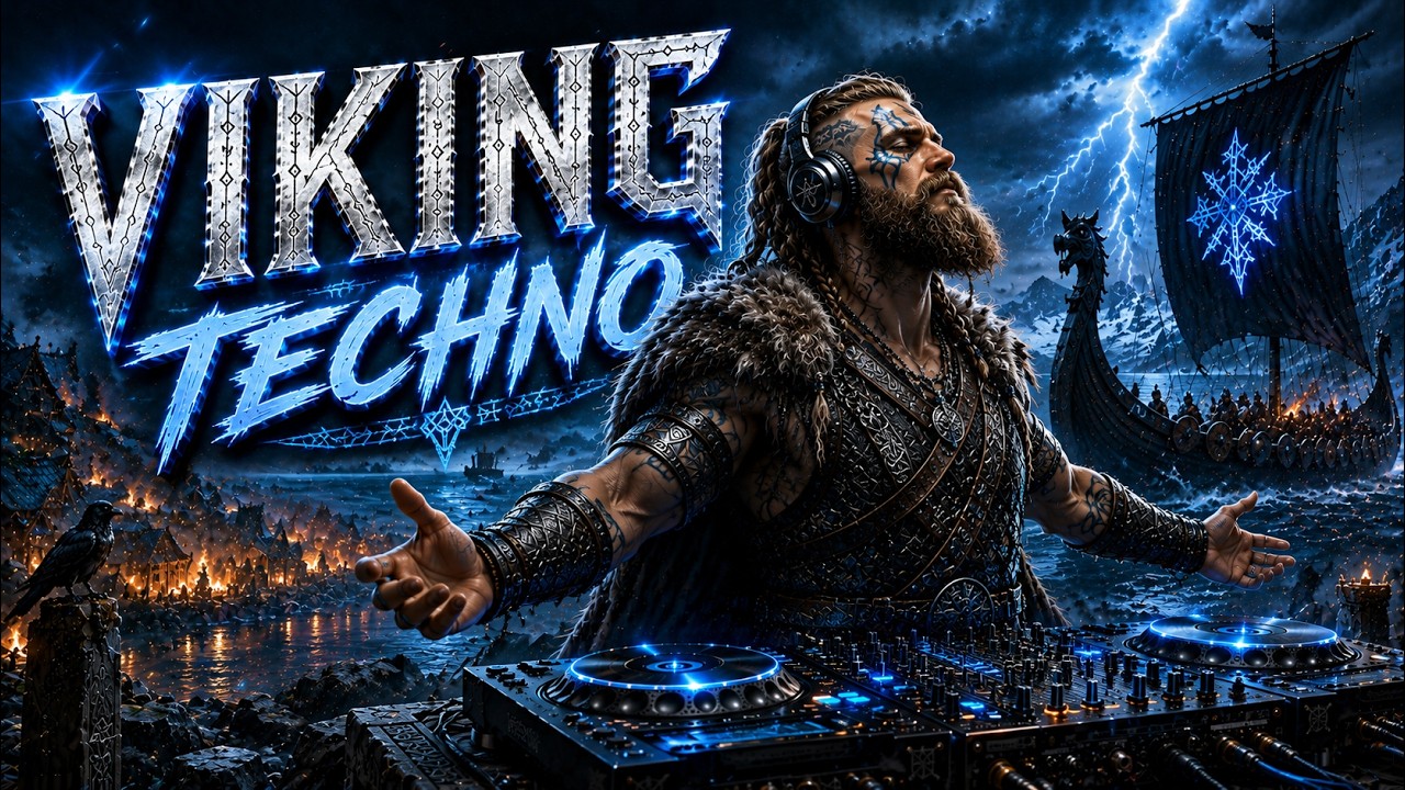 Viking Techno 2026 🌌 Aurora of Valhalla | Atmospheric Nordic Techno Mix