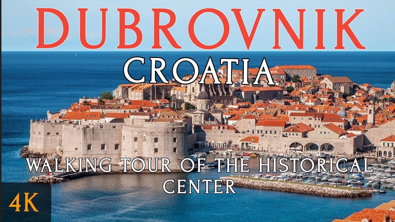 DUBROVNIK, Croatia 🇭🇷 Walk in the old town. Walking tour