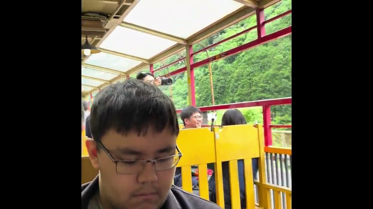 The romantic train from Sagano to Kameoke in Kyoto, Japan and a visit in the bamboo forests near by