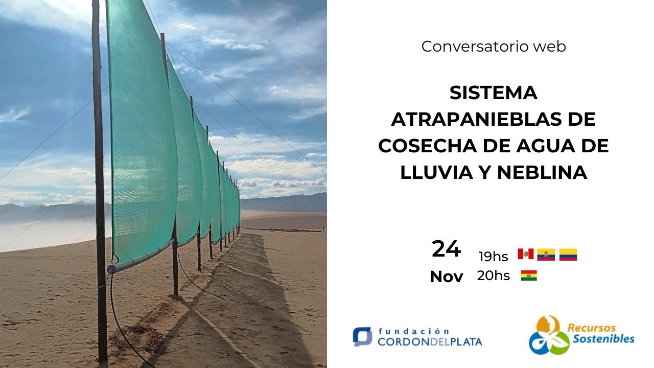 Sistemas de atrapanieblas para la cosecha de agua