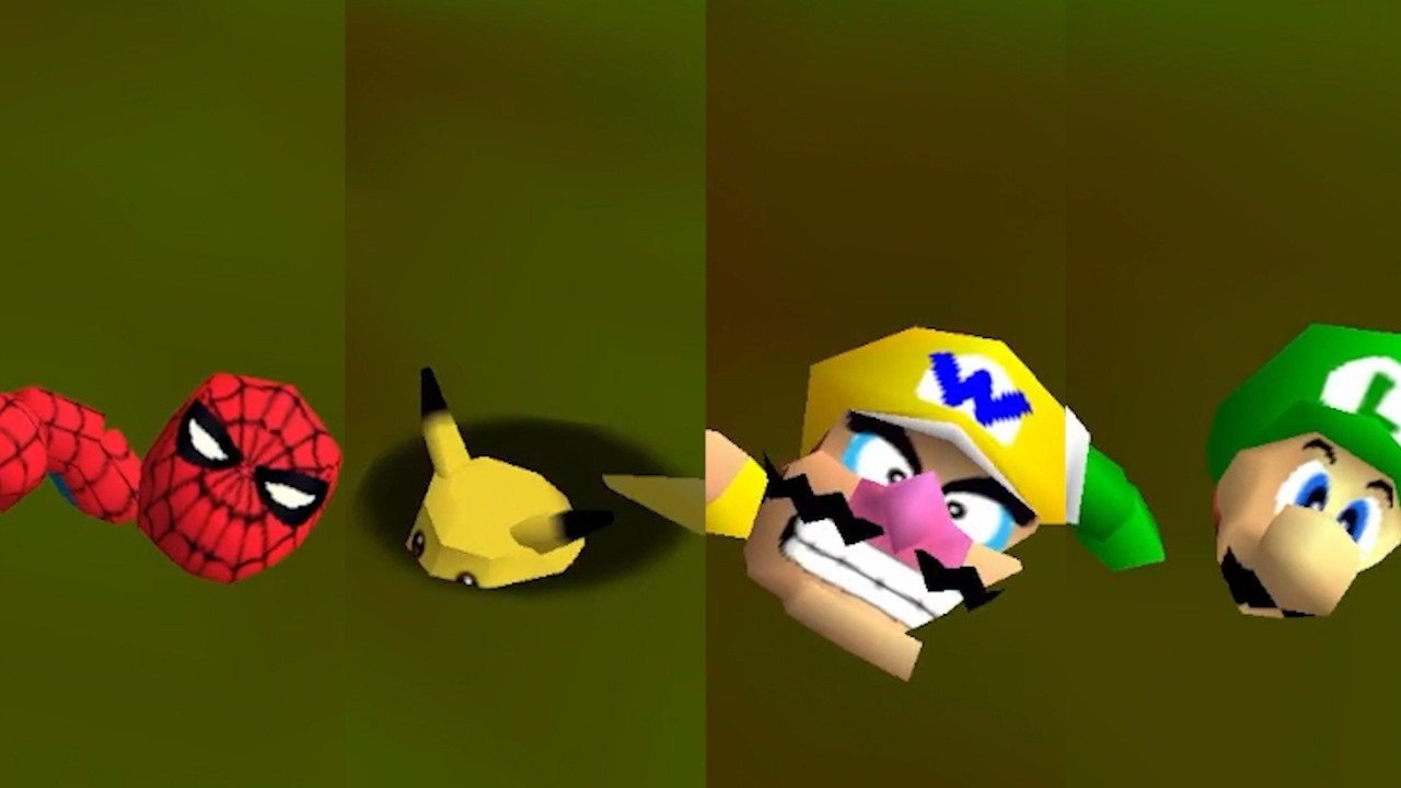 All Characters falling in Dark Poison Lava