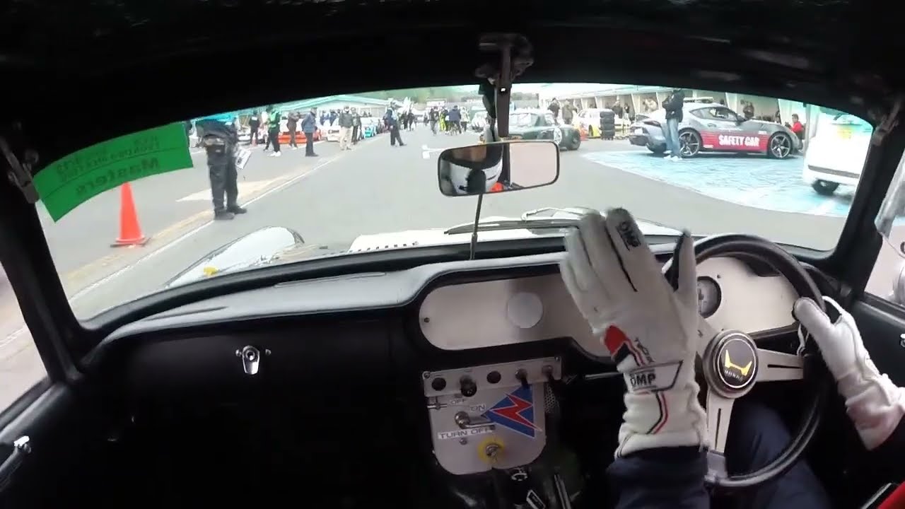 JCCA 筑波ミーティング 2025 HistricMastersRace S800 工房名岐 予選 (途中まで)