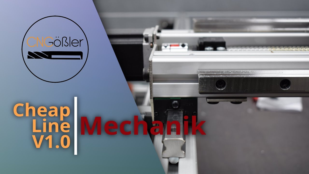 Mechanik meiner Cheap-Line V1.0, meine Version der Volksfräse Teil 2