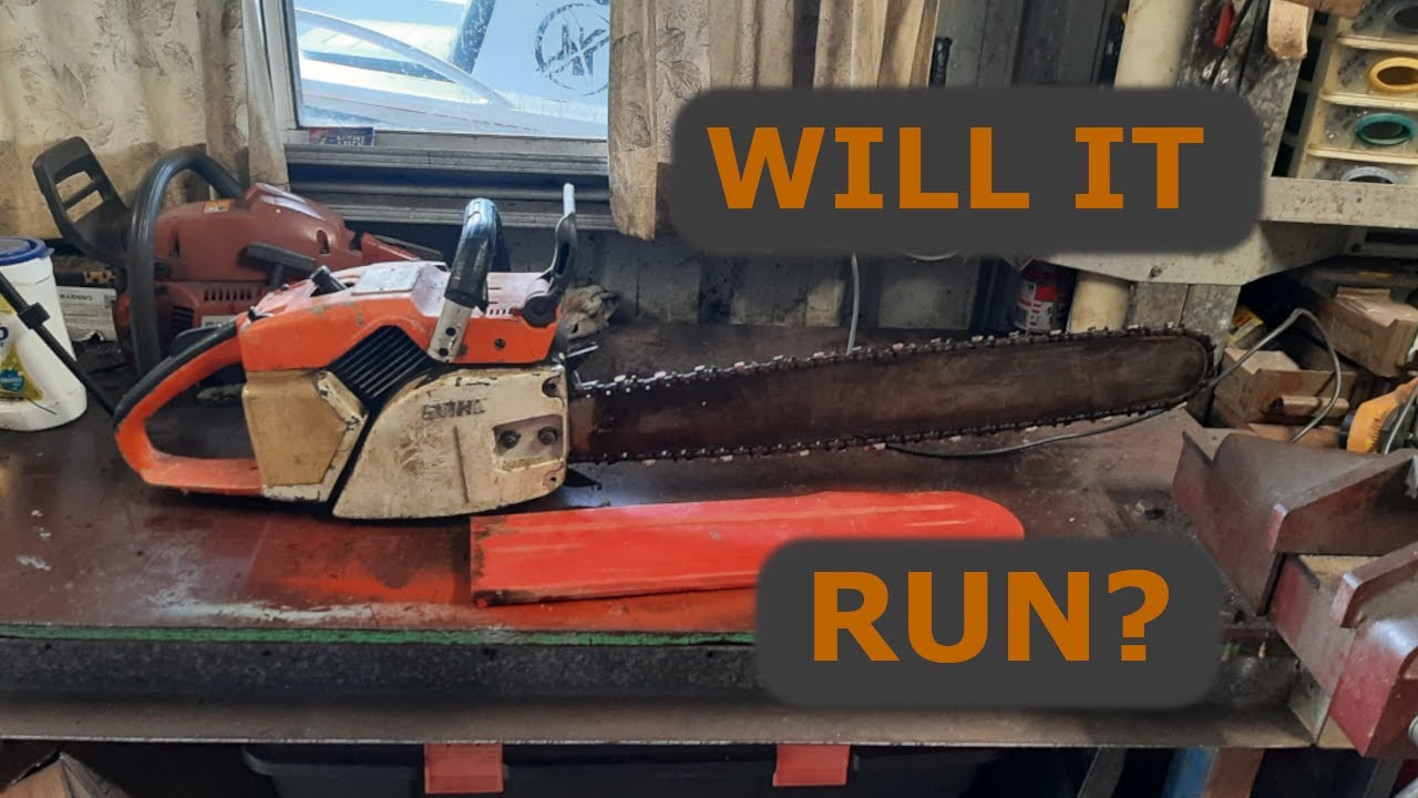 Running this stihl 056 after years of sitting!