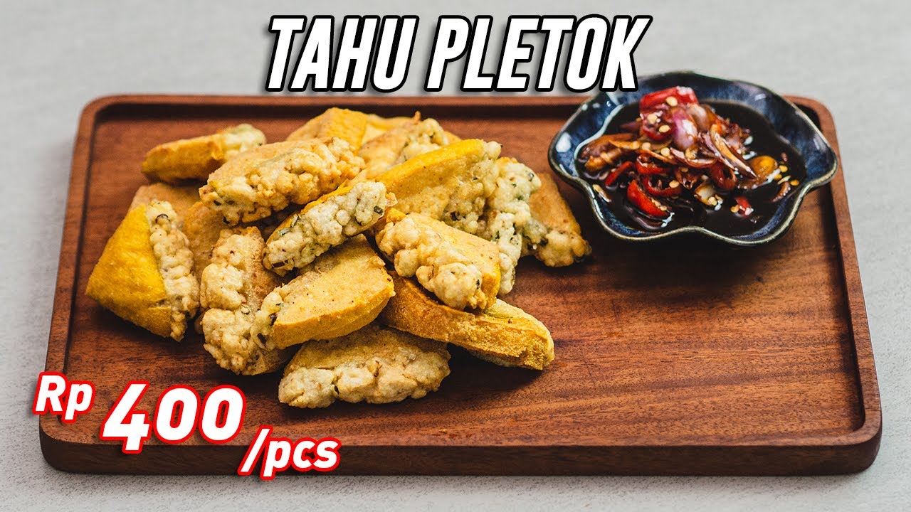 Sambal Kecapnya Sih Enak Banget ! Resep Tahu Pletok [ Tahu Goreng Aci Tegal ]