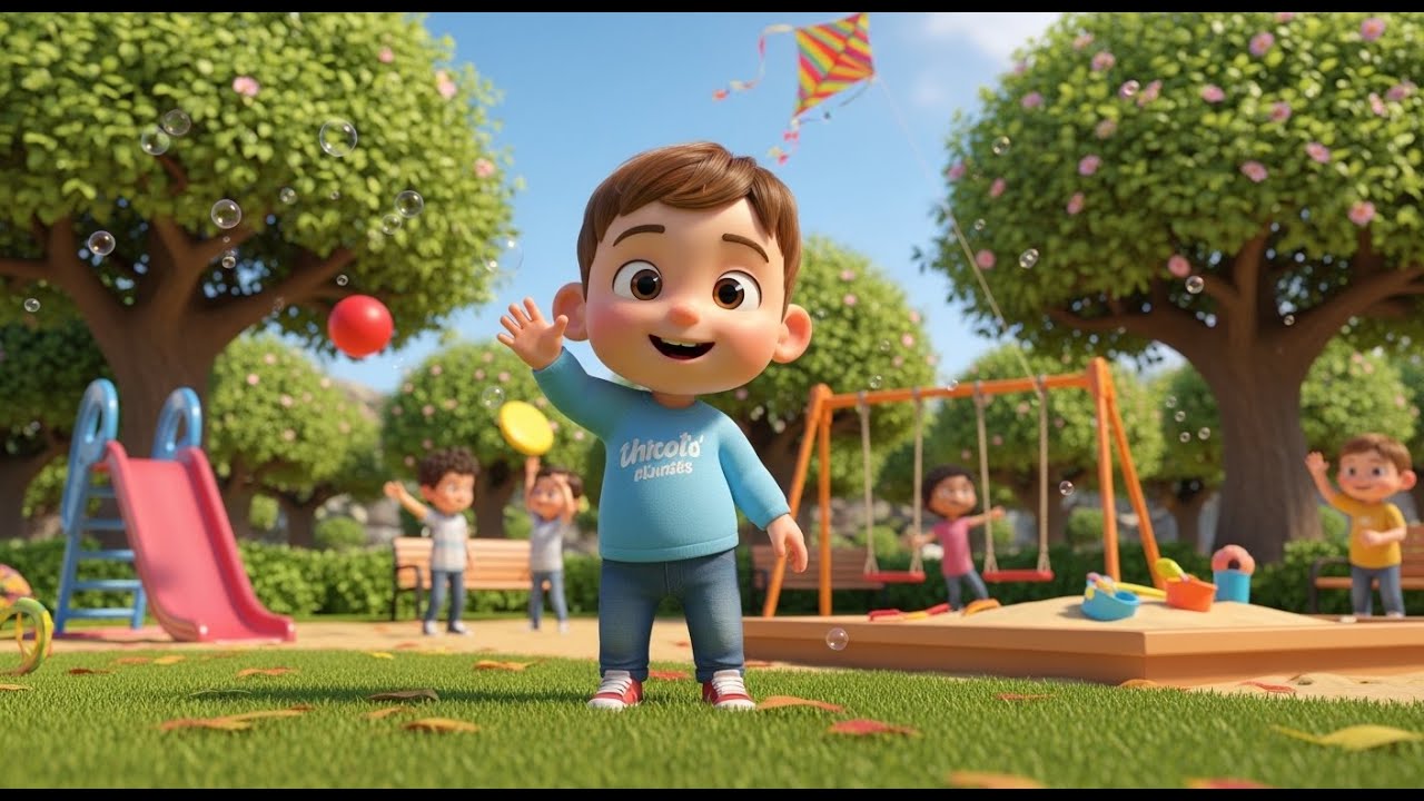 Let’s Go Play in the Park | Fun Outdoor Rhyme for Kids | Nursery Rhymes & Songs for Children