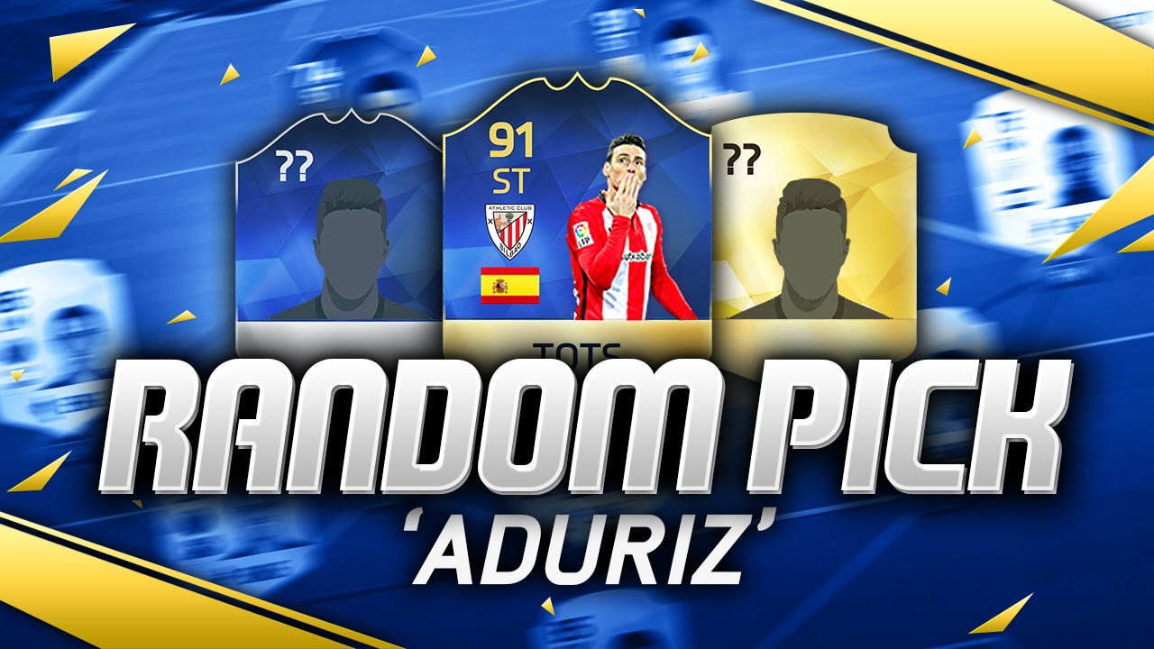 TOTS ADURIZ Squad Building Challenge *LIVE*! The Random Pick #3 - FIFA 16 Ultimate Team