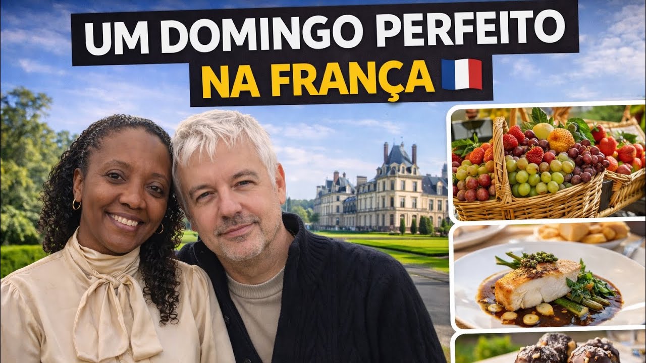 Rotina de um domingo na França: mercado, castelo e muita história em Fontainebleau