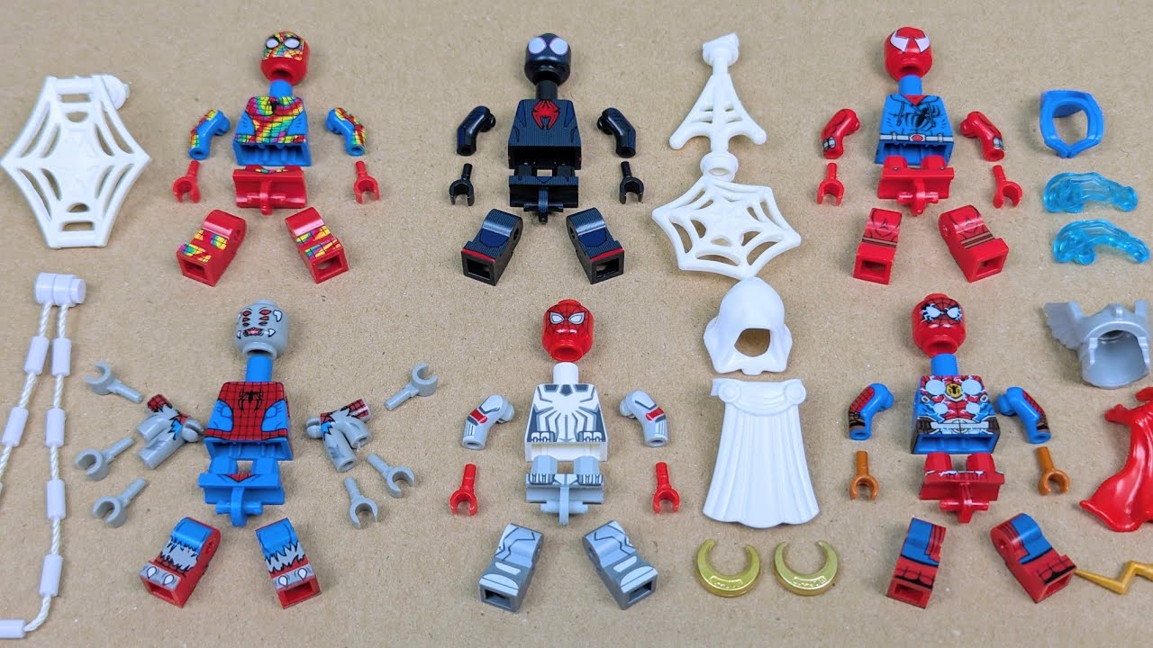 Lego Spiderman - Lego Venom - Lego Carnage