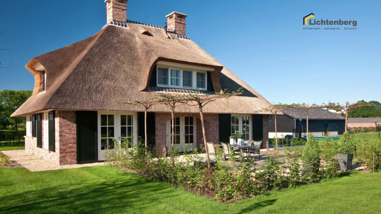 Villa bouwen - Rietgedekt landhuis op de Veluwe