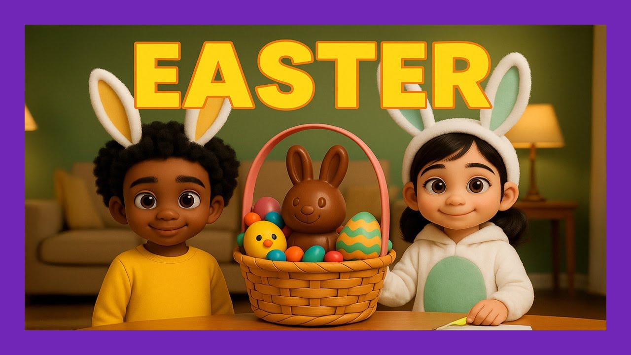 Easter Bunny Fun for Toddlers | Spring Surprises, Colors & Learning with the Happlets
