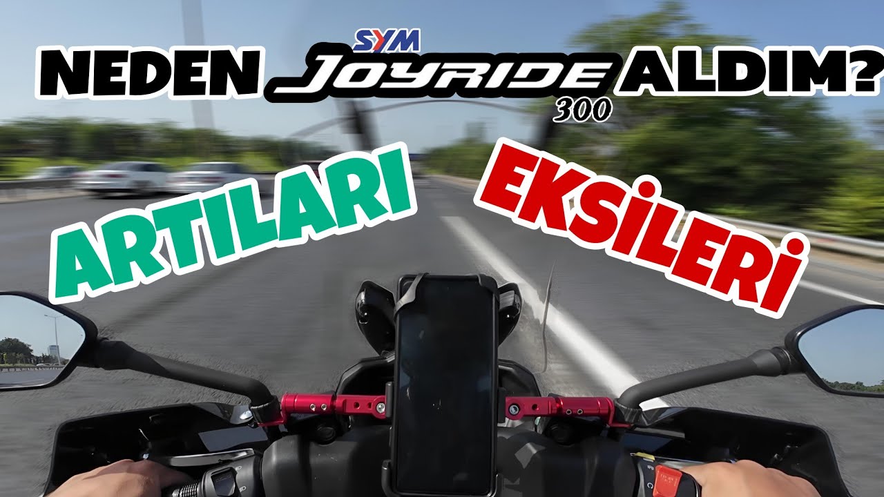 Pişmanlık Mı? İyi Ki Mi? | Sym Joyride 300 Kullanıcı Deneyimim | Motosiklet Vizyonu