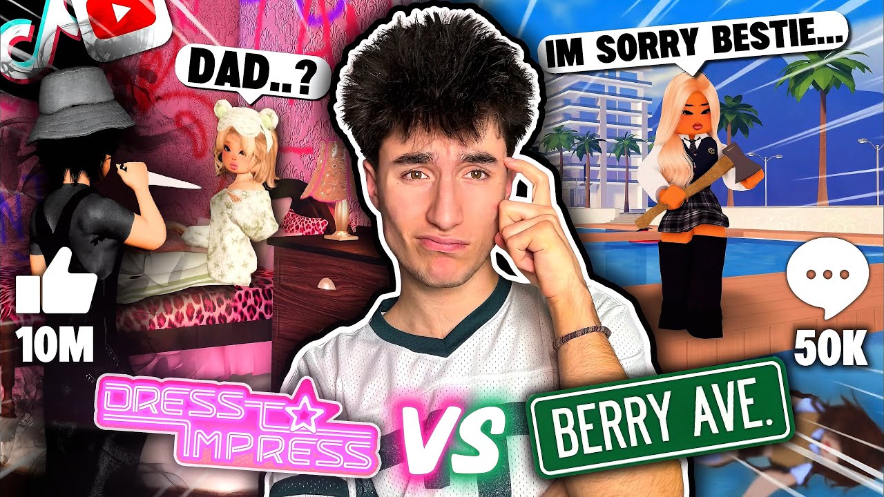 THE CRAZIEST DRESS To IMPRESS VS BERRY AVENUE Roleplays... *REACTION*