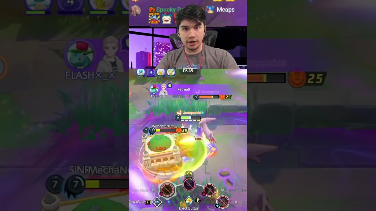 SUPER ADVANCED GARCHOMP TRICK WINS 1v3 ! POKEMON UNITE !  #pokemonunite  #garchomp